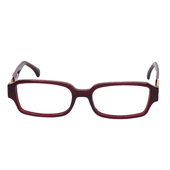 LENTES GERONA DE ACETATO COLOR VINO - GER-006