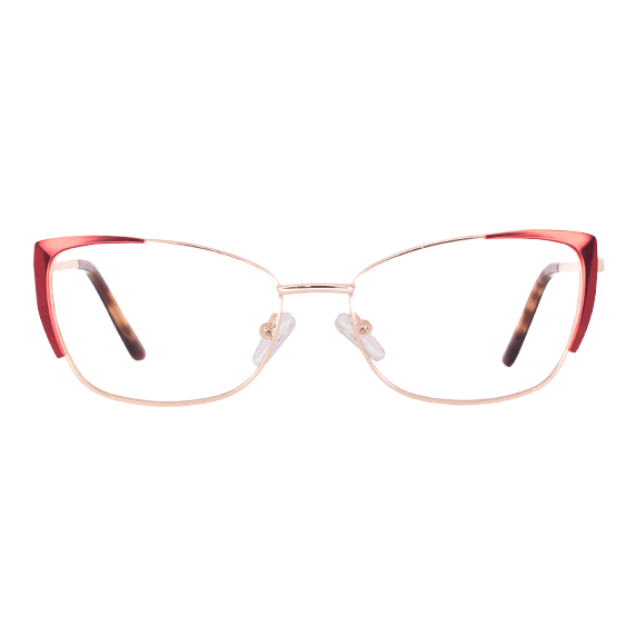 LENTES GLOOWY DE METAL COLOR DORADO CAREY- GLW - 029