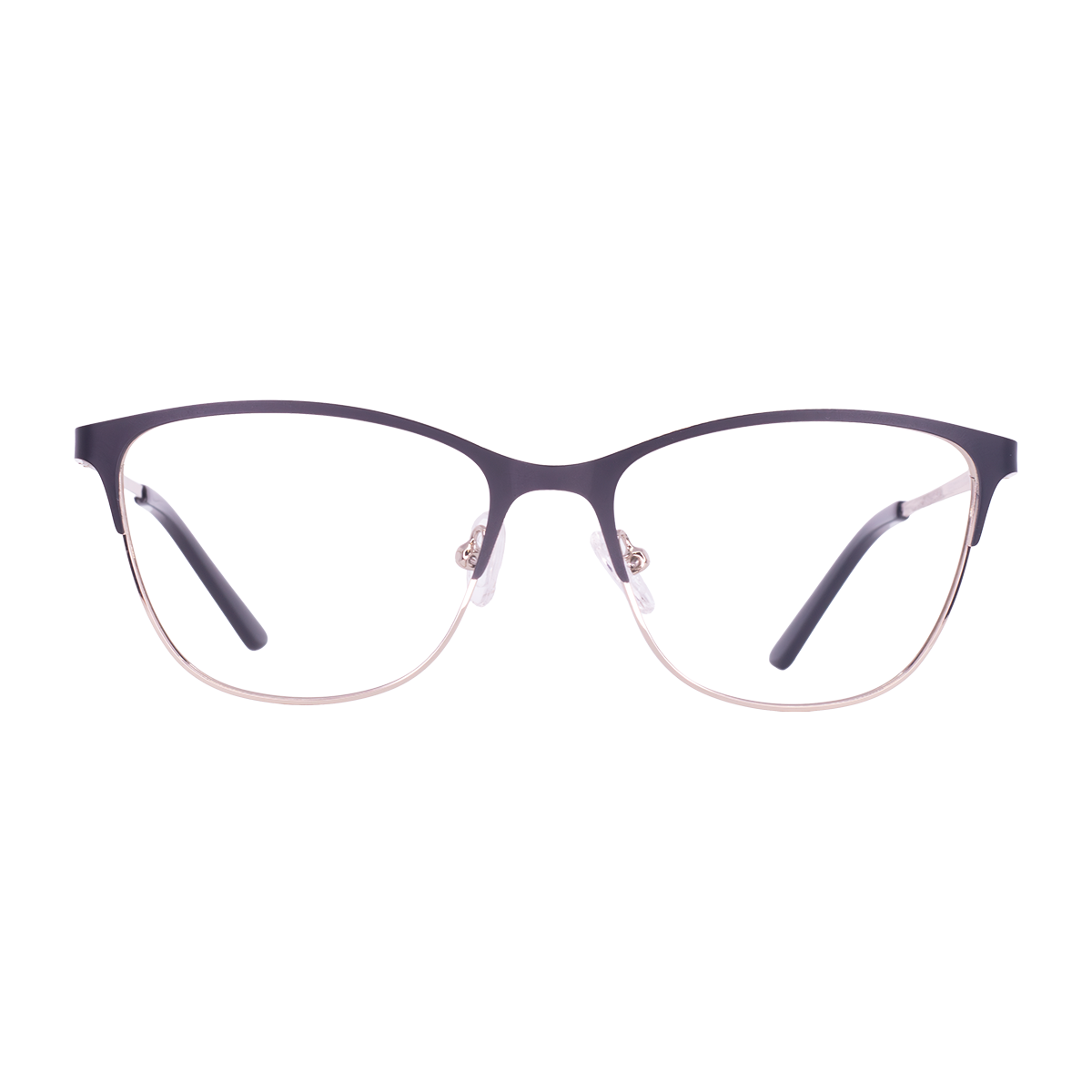 LENTES GERONA DE METAL COLOR NEGRO DORADO- GER- 037