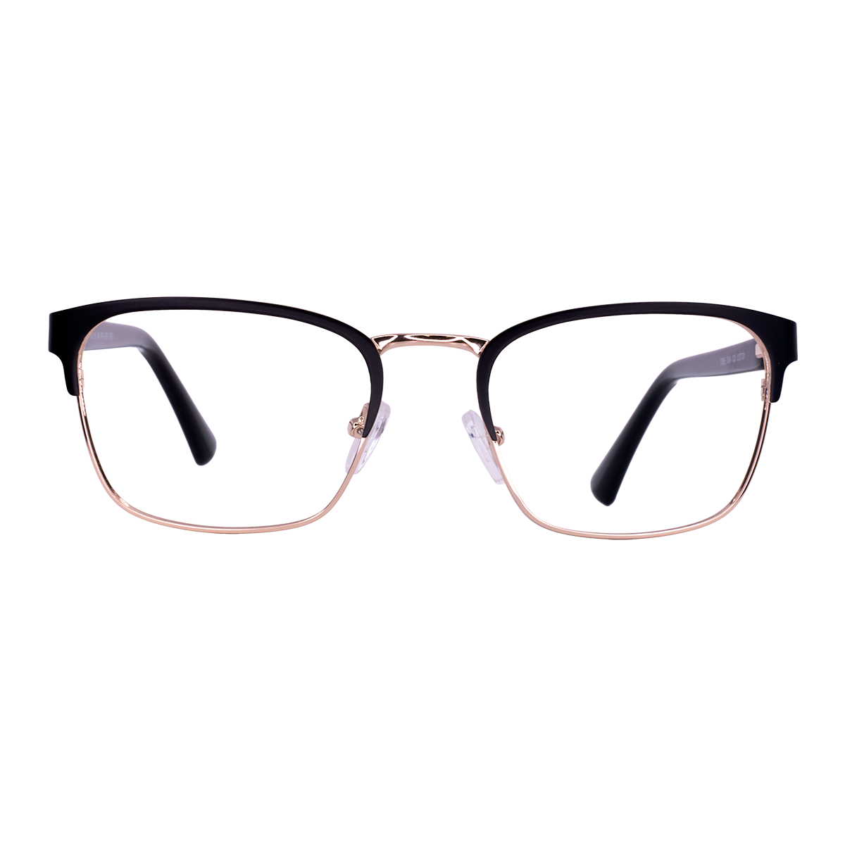 LENTES OBEN DE METAL COLOR NEGRO DORADO- OBE- 034