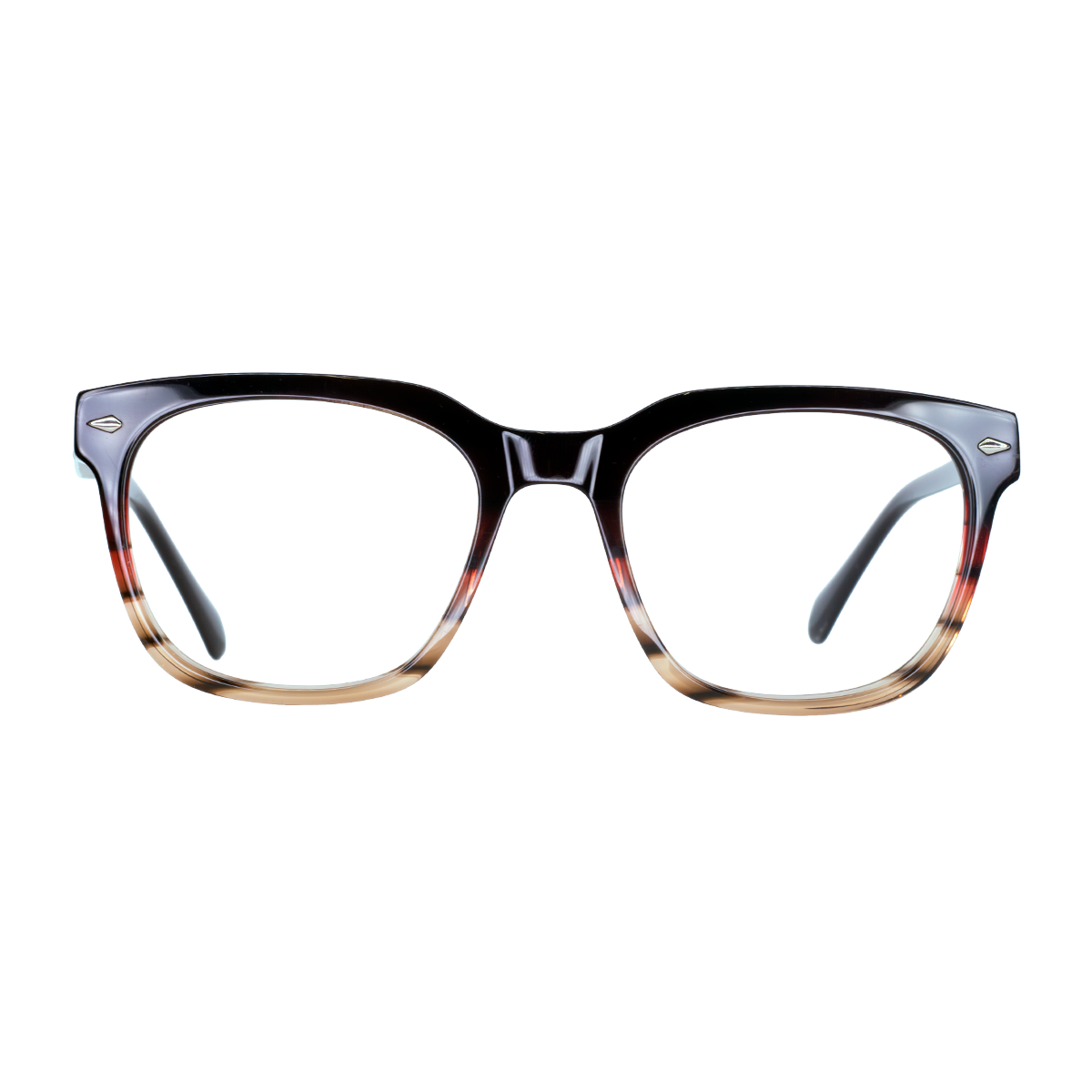 LENTES OBEN DE ACETATO COLOR DEMI CAFE- OBE- 048