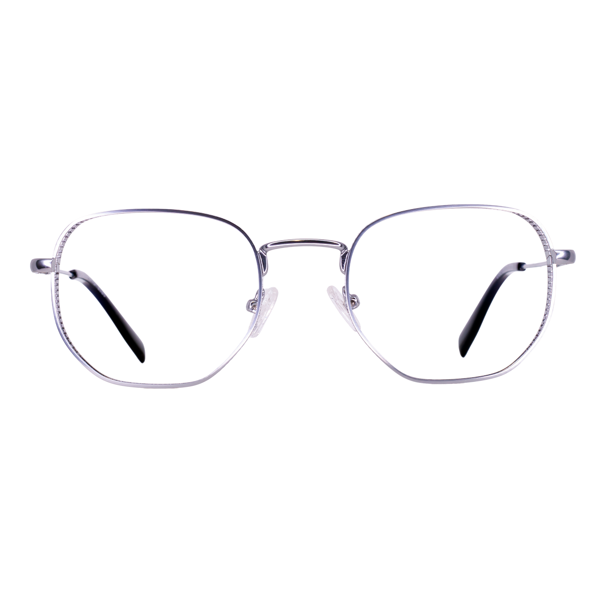 LENTES OBEN DE PASTA COLOR PLATA- OBE- 050