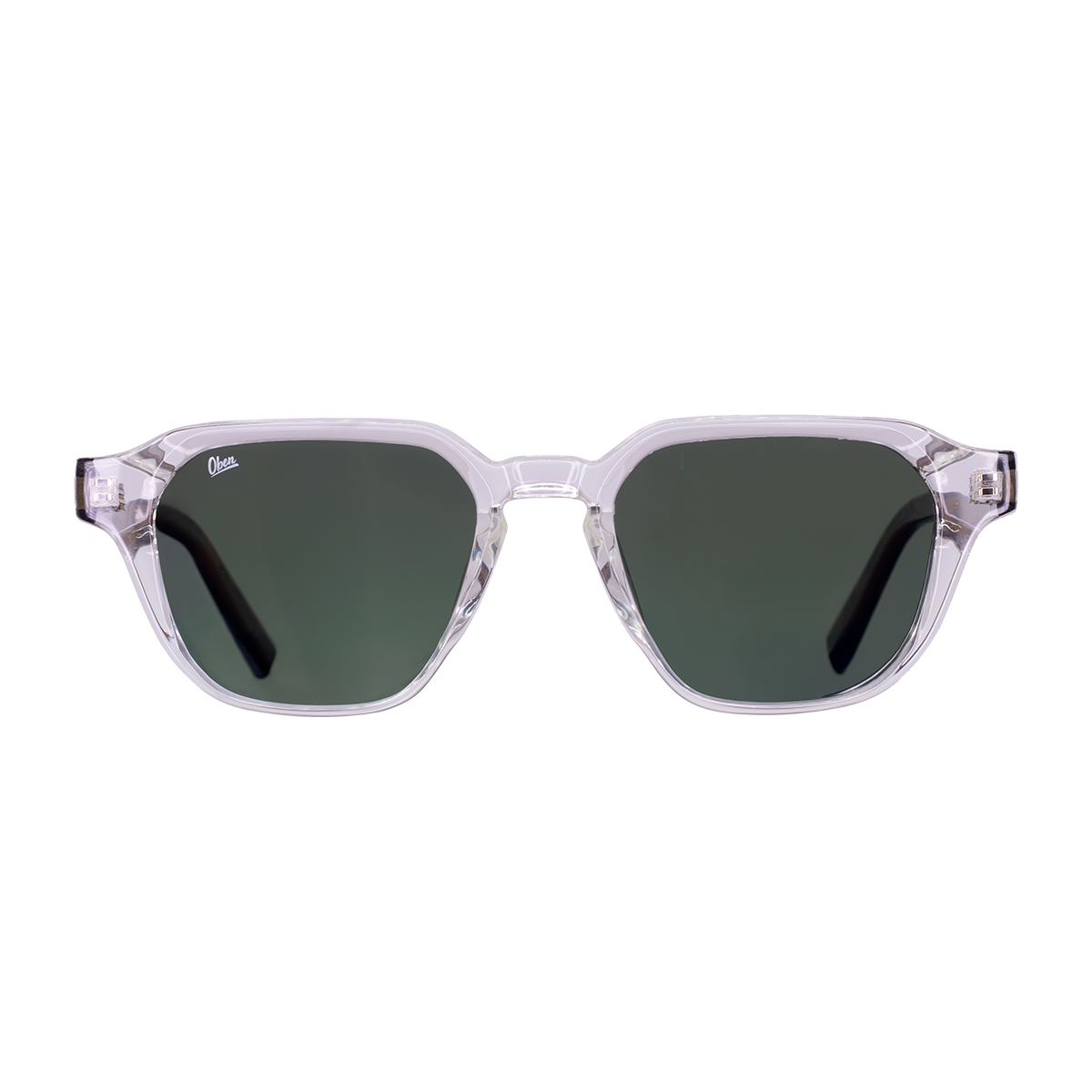 LENTES DE SOL OBEN DE PASTA COLOR CRISTAL- SOL-014