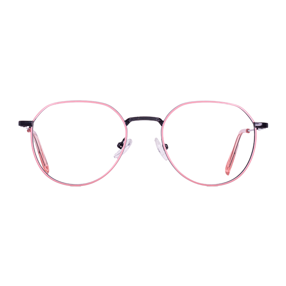 LENTES HAZEN DE METAL COLOR NEGRO/ ROSA- HZN CR-001