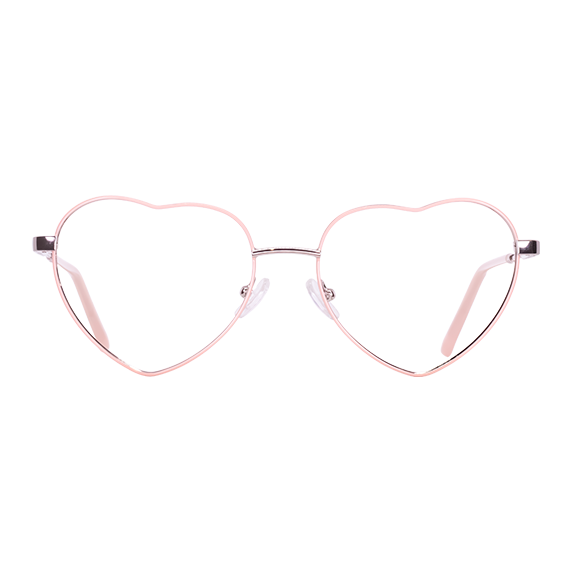 LENTES GLOOWY DE METAL COLOR ROSA/ PLATA-GLW CR- 004