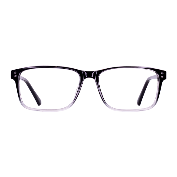 LENTES BRANA DE PLASTICO COLOR NEGRO/ CRISTAL- BRN CR- 002